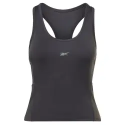 Reebok Sport Sporttop hellgrau / schwarz