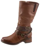 Reitstiefel aus Lederimitat für Damen image