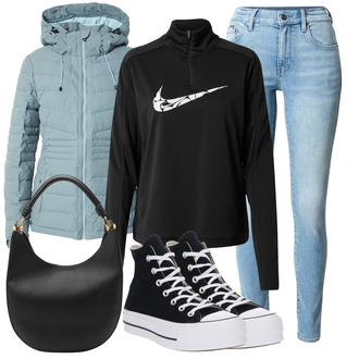 outfit mit Converse "Popoln za jesen"
