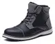 AX BOXING Winterschuhe Herren Warm Gefüttert Wanderstiefel Draussen Schneestiefel Trekkingschuhe Gr.41-46 (44 EU, A7302-Negro)