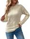 RITOSTA Pullover Damen Winter Herbst Strickpullover Casual Sweater Pulli Warm Pullover Elegant Sweatshirt für Damen Vintage Pullover