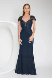 enska obleka Deni_Cler_Milano_Dress_T-Dw-3251-0M-40-58-1_Navy_Blue