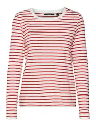VERO MODA Shirt ''''LEXIE APRIL'''' rot / weiß