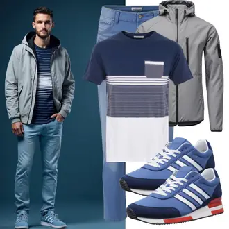 Schöne Sportoutfits "Lässiger Freizeit Look"