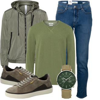 Outfit mit Braun Sneaker Camel Active "Herbstliches Freizeit Outfit"