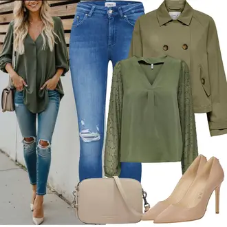 Sommer Vorstellungsgespräch Outfit mit Beige/Weiß/Braun/Rosa High Heel/Business-Schuh/Bequemer Pump/Hochfrontpump/High Heel Pumps/Peeptoe/Slingback Pumps/Slingpump Guess "Frühling outfit"
