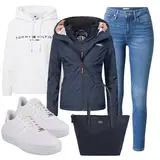 Crni Lacoste outfiti image