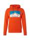 Sweatshirt mit Stehkragen und Print