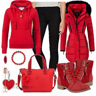 Tanzen Outfit mit Rot/Dunkelrot Winter Stiefelette/Gefütterte Stiefelette/Sommerstiefelette/Sneaker Mit Seitlichem Reißverschluss/Schnürstiefelette/Flache Stiefelette/Stiefel Mit Reißverschluss Stiefelparadies "Only"Look: Reiten, Tanzen, Freizeit