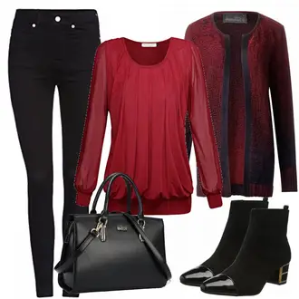 Outfit mit Blau CECIL "Ariana"