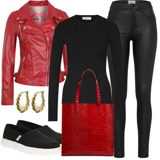 Outfit mit Schwarz/Creme Stoffschuh/Halbschuh/Loafer Schuh/Sneaker Ballerina/Turnschuh ohne Schnürsenkel/Weicher Schuh/Sommer Sneaker/vegane schuhe TOMS "Freizeit Outfit"