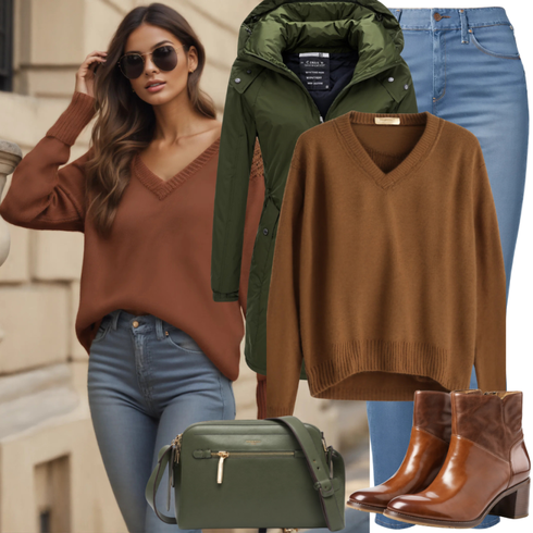 Comment poter Beige/Marron/Gris/Violet/Kaki Botte au Genou/Botte Longue/Botte Large/Bottes avec Fermeture Éclair/Botte de Motard/Cuissarde Plate/Ranger/Bottes d'Équitation temu, Vert foncé/Marron/Kaki/Vert Veste d'Automne/Bomber/Veste Courte/Veste Courte/Veste de Chemise/Veste de Printemps/Veste d'Été/Veste Vintage temu, Marron/Orange Pull à Col-V/Pull en Cachemire/Mohair Pullover/Pull en Maille Fine/Pull en Tricot/Pull en Cachemire/Pull Basique/Pull en Laine/Pull Simple S.Oliver avec Beige/Marron/Gris/Violet/Kaki Botte au Genou/Botte Longue/Botte Large/Bottes avec Fermeture Éclair/Botte de Motard/Cuissarde Plate/Ranger/Bottes d'Équitation temu
