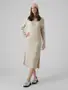Beige Lange Strickkleider image
