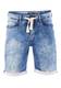 riverso Herren Jeans Shorts RIVPaul Kurze Hose Sommer Bermuda Stretch Denim Short Sweathose Baumwolle Grau Blau Dunkelblau w30 - w42, Größe:W 32, Farbe:Dark Blue (D11X)