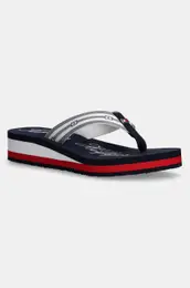 Japonke IM TH SIGNATURE BEACH SANDAL enske, mornarsko modra barva, FW0FW08369