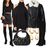 Schwarze Metal Oversized Sweatshirt Outfits image