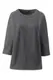 Wollmix-Pullover mit Rundhalsausschnitt in Petite-Größe, Damen, Größe: L Petite, Grau, by Lands'''' End, Dunkelgrau-Meliert