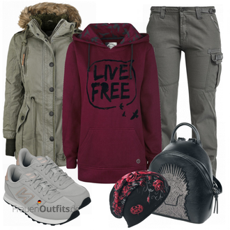 Outfit mit Blau Tasche Game of Thrones "RED by EMP The Very"