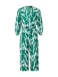 AX Paris Jumpsuit smaragd / weiß