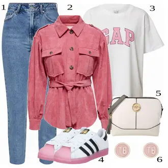 apranga su Pilka Marškinis GAP "Cool Look na jar"