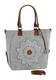 RIEKER Shopper dunkelbraun / grau