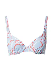 JOOP! Bodywear Bikinitop hellblau / hellrot / weiß