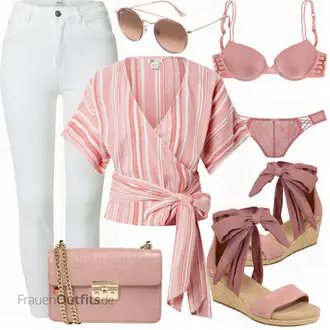 Outfit mit Bluse BILLABONG "Auffälliger Sommer Look"