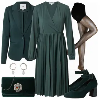 Schicke Outfits mit Braun/Grau/Beige Hose Große Größe Leggings Große Größe MAGIC Bodyfashion "Schickes Herbst Outfit"