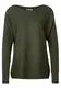Street One Damen Ripp-Pulli mit Dolmanärmeln in Grün