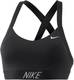 NIKE Sport-BH  Pro Indy Logo Back hellgrau / schwarz