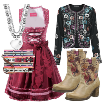 Outfit mit Grün Stiefel Bullboxer "Oktoberfest"