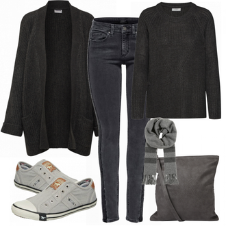 Canvas Outfit mit Canvas-Sneaker Mustang "Mustang Sneaker"