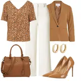 Vintage Jerseybluse Outfits für Damen image