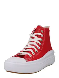 Kotníkové tenisky 'Chuck Taylor All Stars Move' červená / černá / offwhite