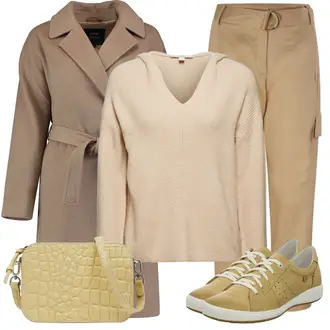 Outfit mit Braun Sneaker Josef Seibel "Business Outfits"