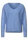 Street One Damen Softer Pullover in Melange in Blau