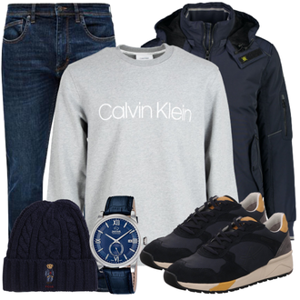 Outfit mit Leder Sneaker/Sneaker Mephisto "Alltags Outfit"