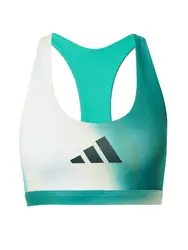 ADIDAS PERFORMANCE Sport-BH jade / schwarz / weiß