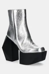 Usnjeni glenarji Stage Boot enski, srebrna barva, 1075314116