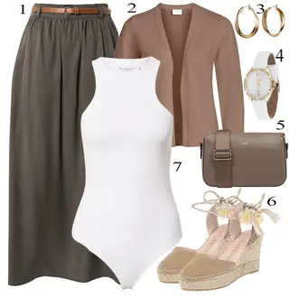 Lyocell Outfit sa Crna Nekategorizirano VERO MODA "Zimski outfit"
