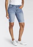 Jeans-Culotte aus Stoff image