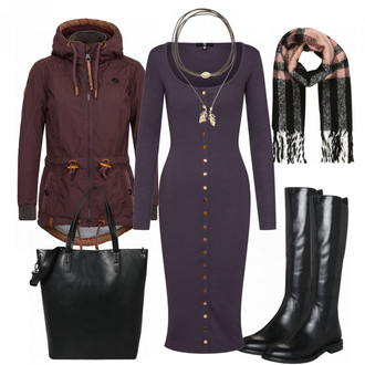 Outfit mit Blau Stiefel Vagabond Shoemakers "FreeStyle"