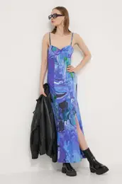 Obleka BLEU LACROIX vijolina barva, 24SWVW80