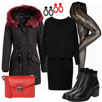 Outfit met blauw Khujo "Perfect"