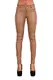 Crazy Lover Hochwertige Damenhosen, Glatte Damen Hose, Frauen Kunstlederhose, PU Lederhose Jean (40, Kamel)