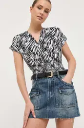 Jeans krilo mornarsko modra barva