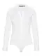 VERO MODA Damen Vmlady L/S G-string New Noos Langarmshirt, Snow White, S EU