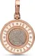 JETTE Anhänger ''''Charm Lucky'''' rosegold / transparent / weiß