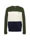 LACOSTE Sweatshirt beige / blau / dunkelgrün