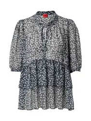HUGO Bluse ''''Celixa'''' marine / weiß